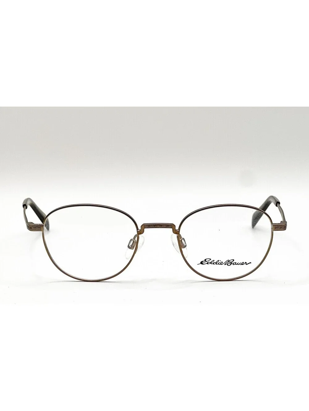 Eddie Bauer EB32213 Brown Round Authentic Eyeglass Frames 49-20-135